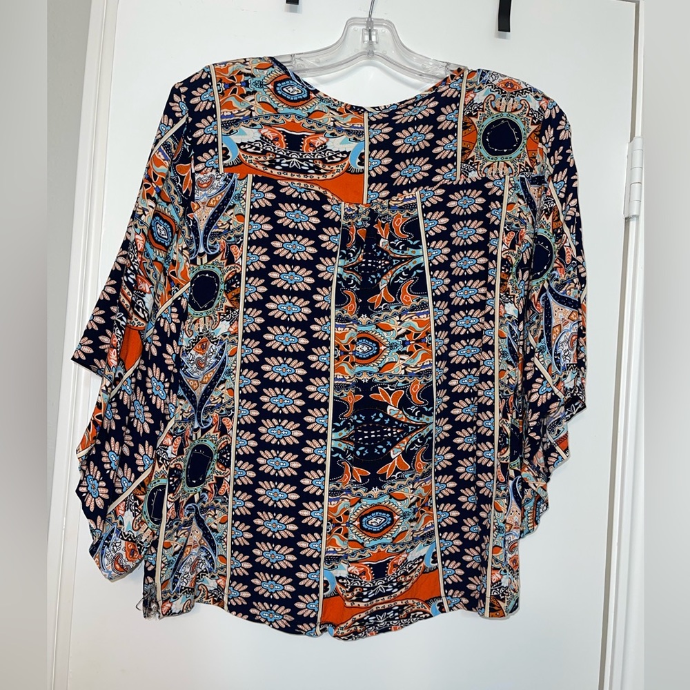 Bright pattern blouse - Picture 4 of 4